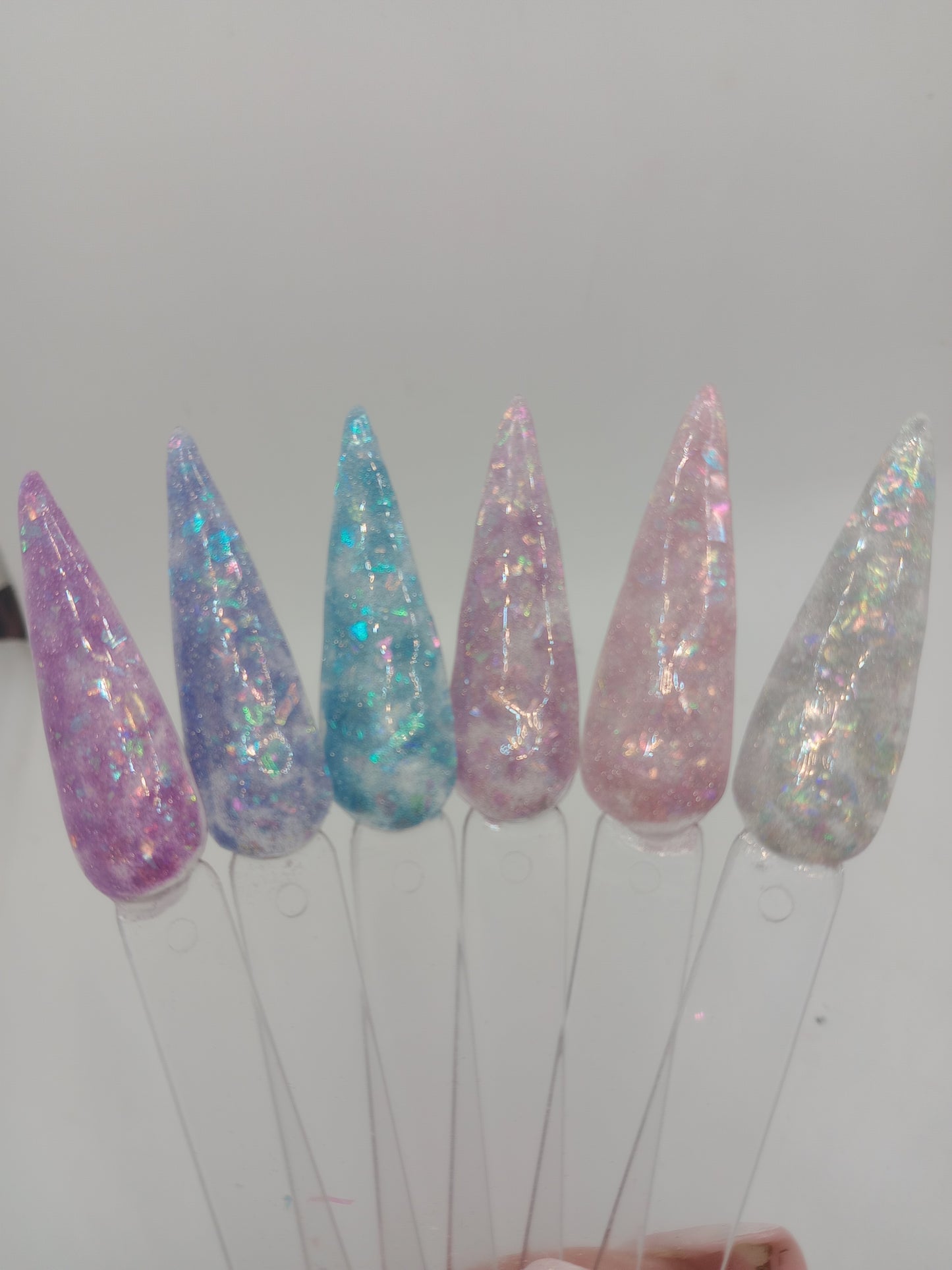 Gel Flakes Holo n* 1 Argento